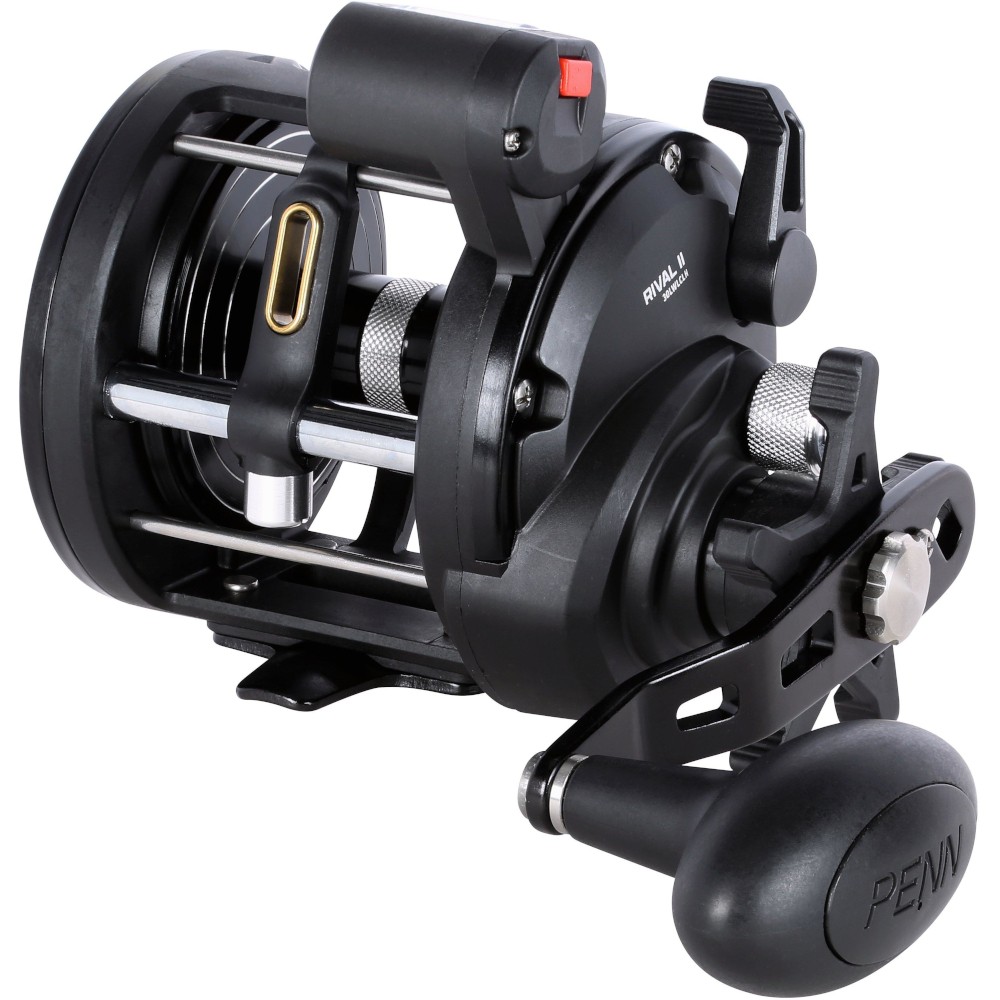 Penn Rival II 30 Level Wind Line Counter Multiplier Reel Star Drag Left Hand