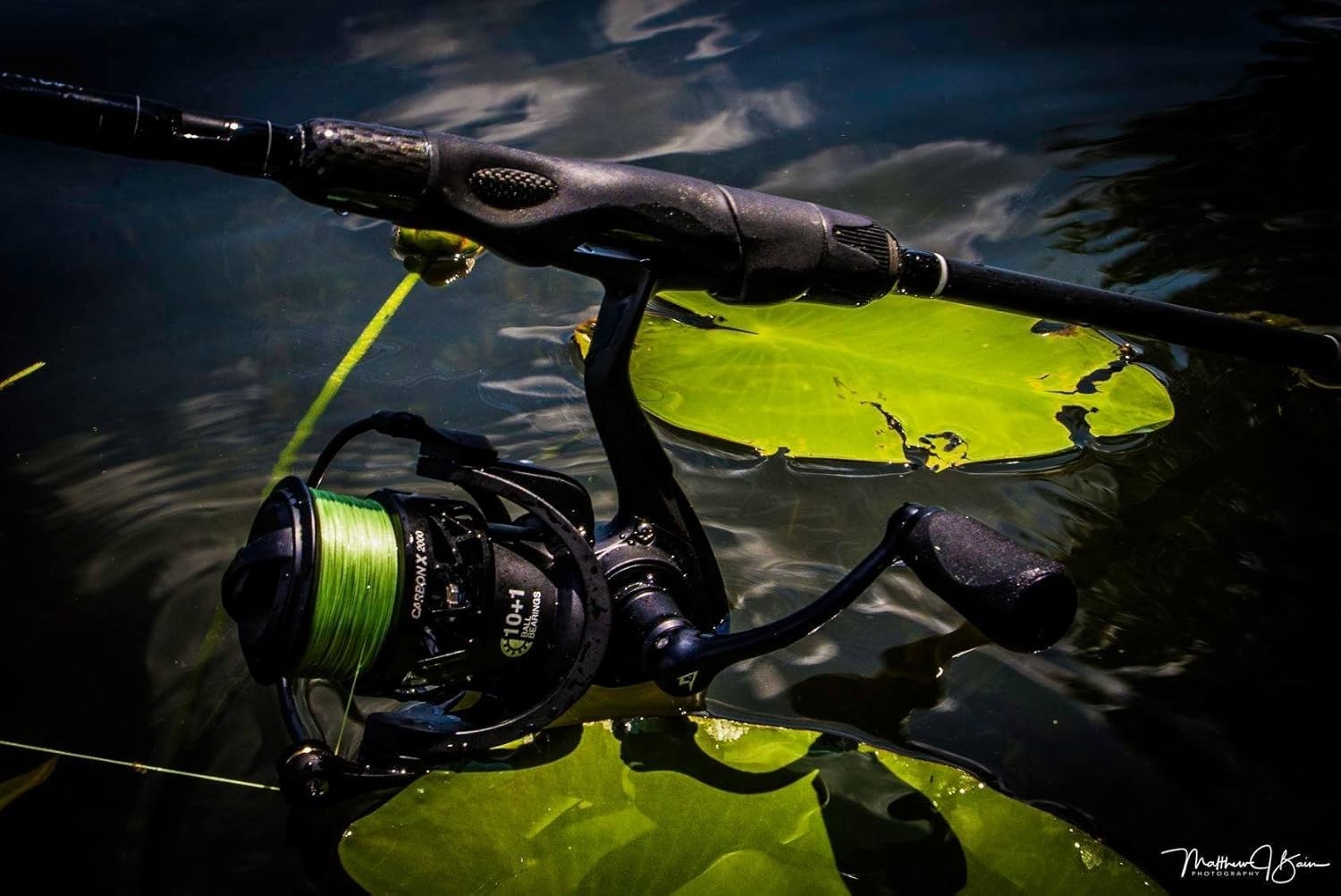 Carbon X Spinning Reels Carbon Frame and Rotor,5.2:1/6.2:1 High Speed Gear Ratio