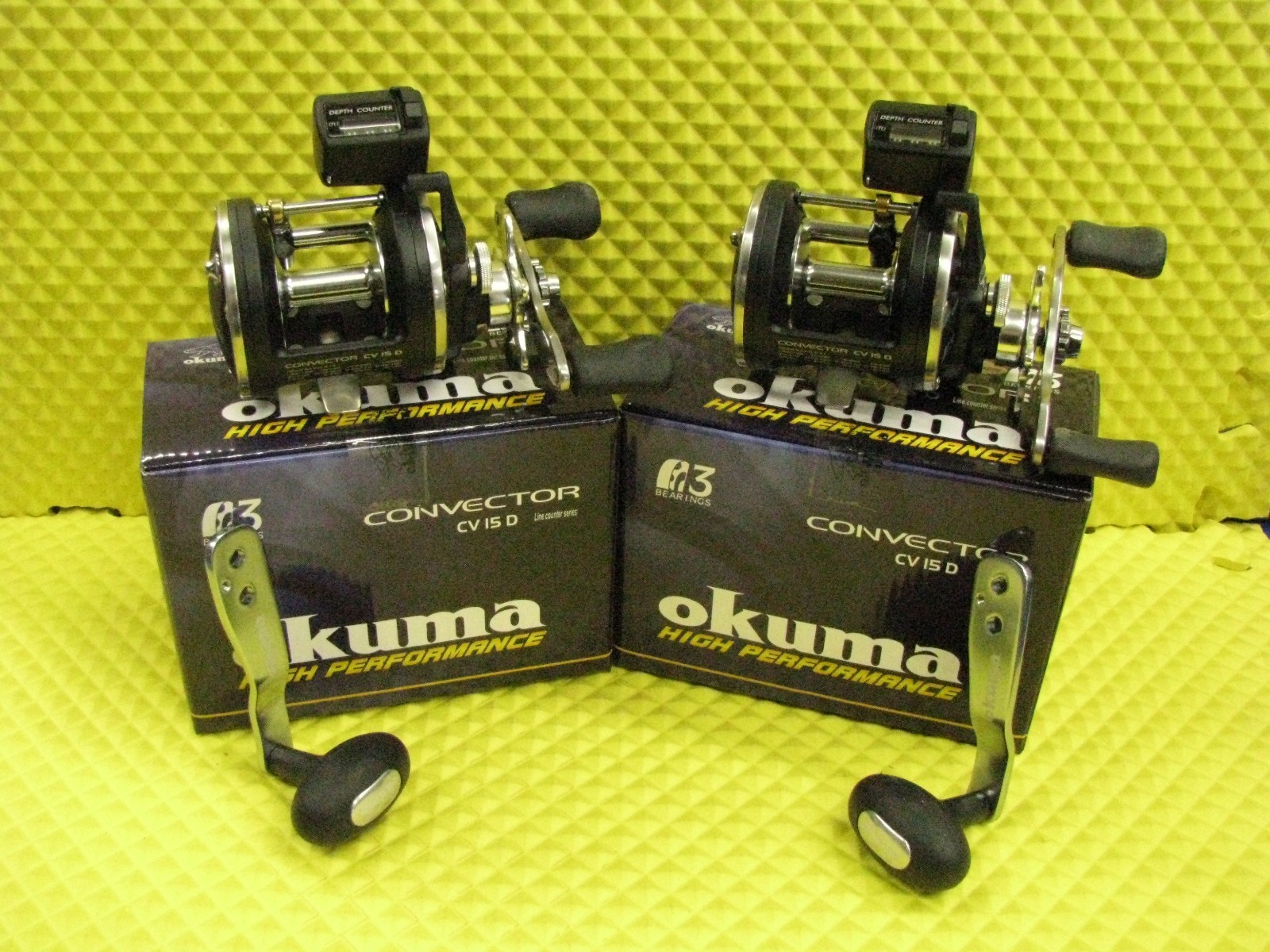 Okuma Convector CV 15D Line Counter Trolling Reel 2 PACK