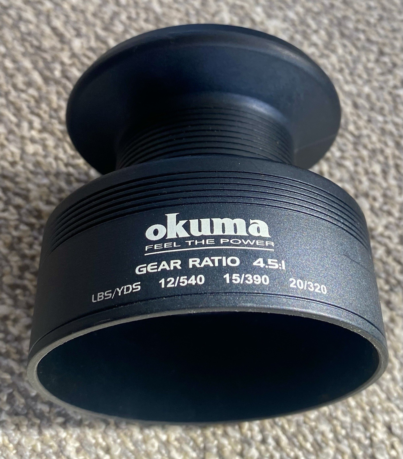 OKUMA AVENGER ABF65 SPOOL SPARE for FISHING REEL BAIT FEEDER GEAR RATIO 4.5:1