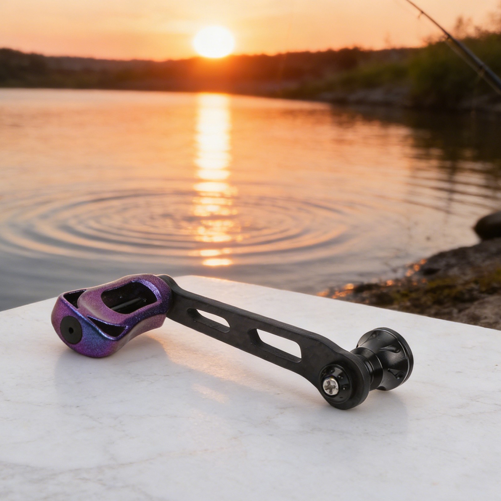 FOR DAIWA For FUEGO Carbon Fiber Single Handle 70MM Screw In Knob for Reel