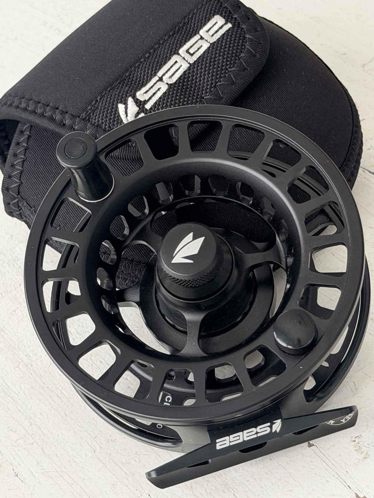 **BEAUTIFUL** 🔥SAGE SPECTRUM LT MATTE BLACK 7/8wt Fly REEL🔥~LQQK~