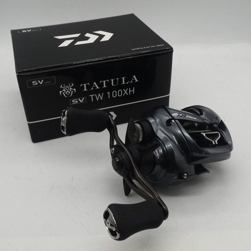 DAIWA 25 TATULA SV TW 100XH Right Baitcasting Reel Japan USED w/BOX