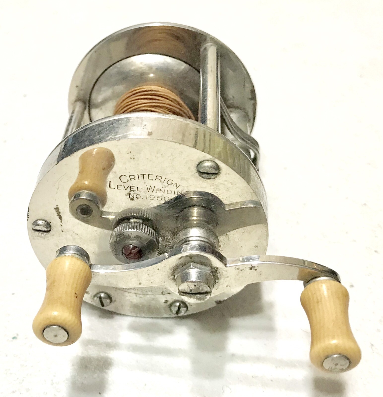 Vintage Antique Criterion No1960 Shakespeare Model26 Cast Fishing Reel Spool Old