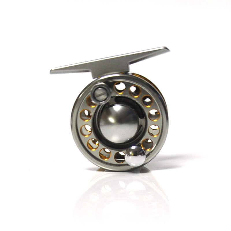 2+1 BB Aluminum Alloy Fly Fishing Reel Ice Fishing Raft Fishing with Drag