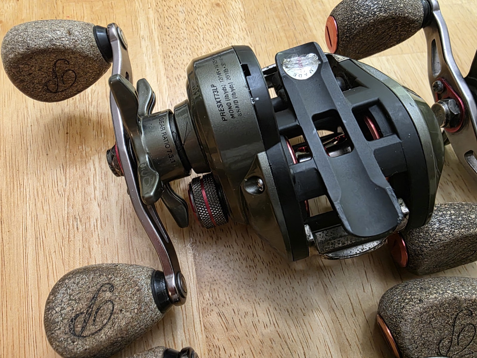 Pflueger President XT Baitcasting Reels…lot of 4 ( PARTS ) SEE Details 👍