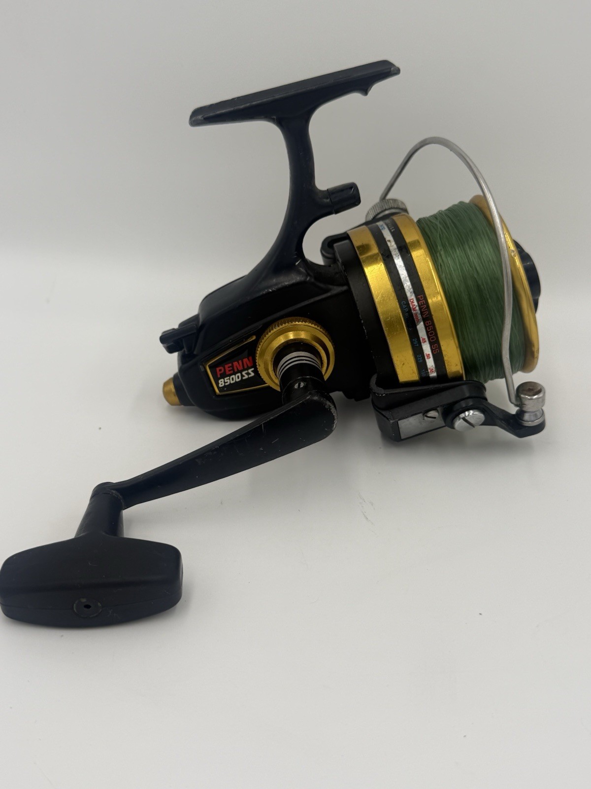 PENN 8500SS Skirted Spool Spinning Reel Black/Gold 4.6:1, Used Smooth Working