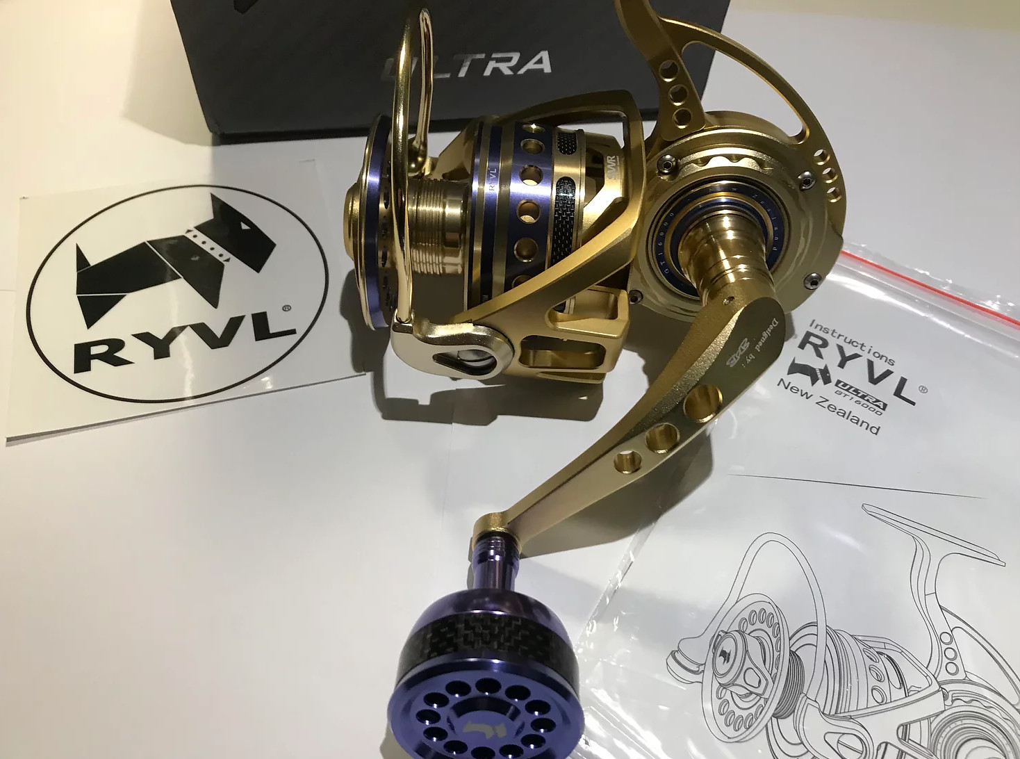 * RYVL* —–Original ULTRA GT16000 SWR Spinning reel——*30KG Drag*
