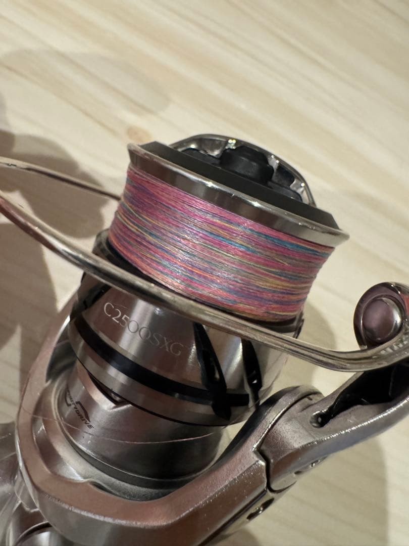Shimano 23 Stradic C2500SXG Spinning Reel JDM Used With Braided PE Line Japan