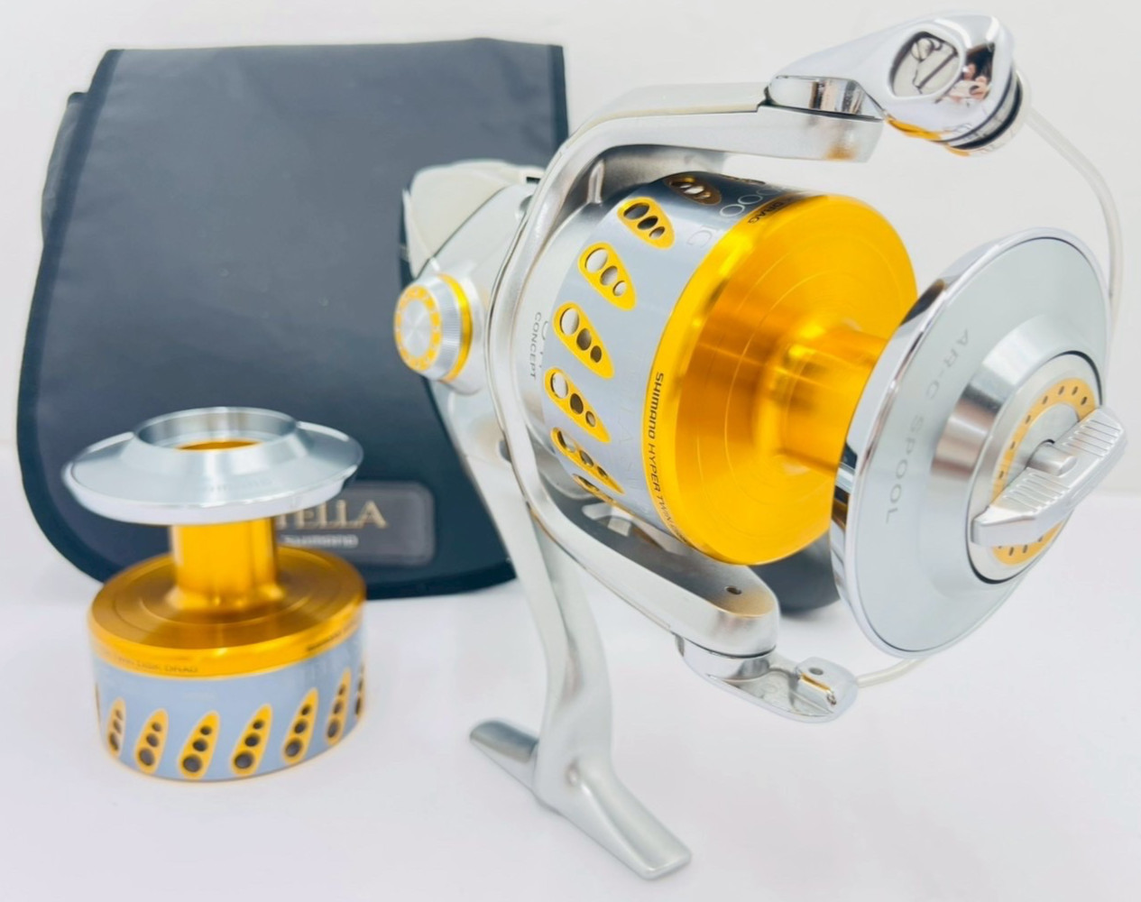 SHIMANO 08 STELLA SW 18000HG Saltwater Spinning Reel + Spare Spool + Box