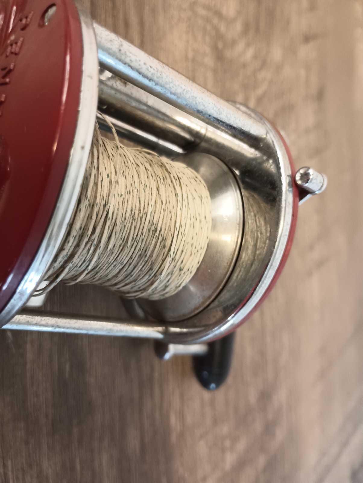 Vtg PENN Peer 209 Level Wind Conventional Fishing Reel made USA Spooled Braided
