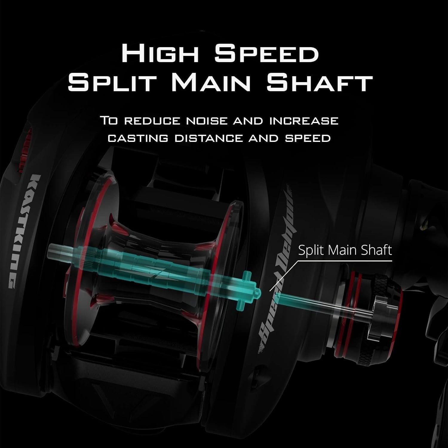 High-Speed Baitcasting Fishing Reel 10.5:1 Gear Ratio Aluminum Frame