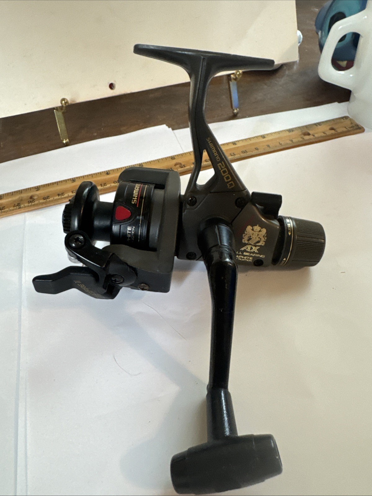 Shimano 200Q AX Spinning Reel Quickfire II Ball Bearing Graphite Fishing Reel