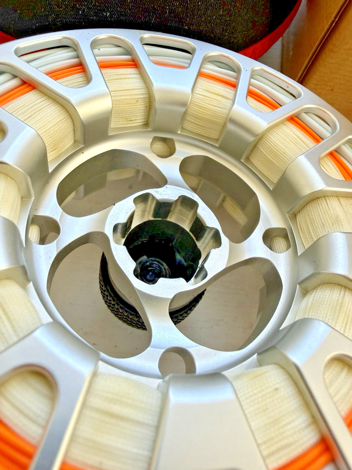 Nautilus NV 11/12 Saltwater & Salmon Fly Reel with Case Box & Hardy Fly Line.