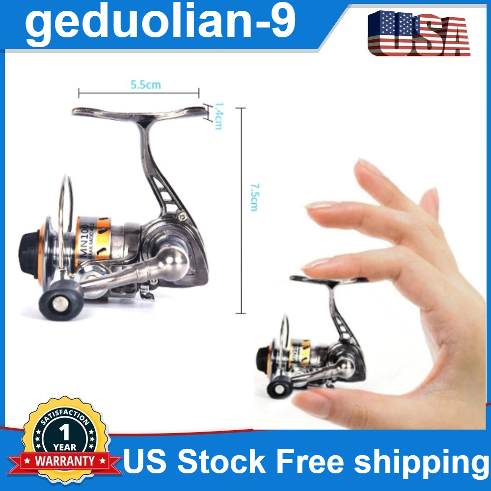 Full Metal Mini Small Spinning Reels Carp Raft Fishing Wheel Fish Gear 4:3:1