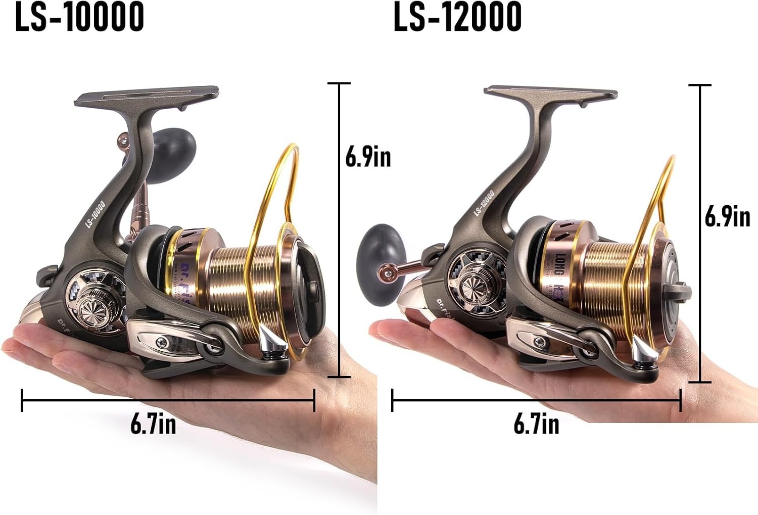 Long Shot 10000/12000 Saltwater Surf Fishing Reel