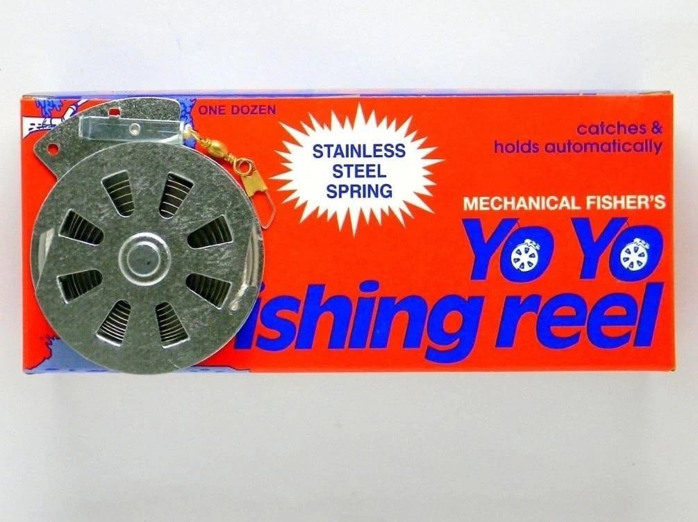 12 Fisher’s Yo Yo Reel Flat Trigger In Ambidextrous Rust-Resistant Model