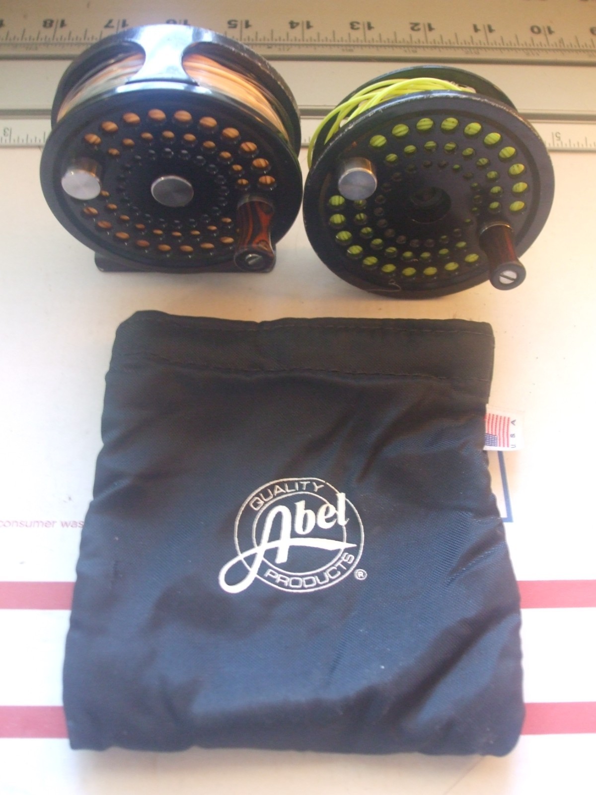 ~ABEL~ BIG GAME Pt.5 3/4/5wt Black Fly Reel + Extra Spool *LEGENDARY*