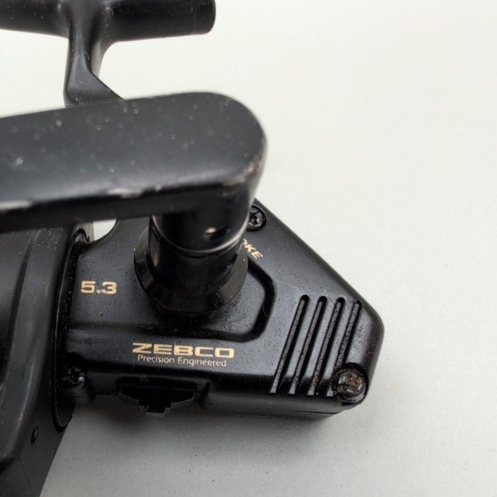 Vintage Zebco Quantum SLS3 Snapshot Spinning Reel 5.3:1 Black Long Stroke