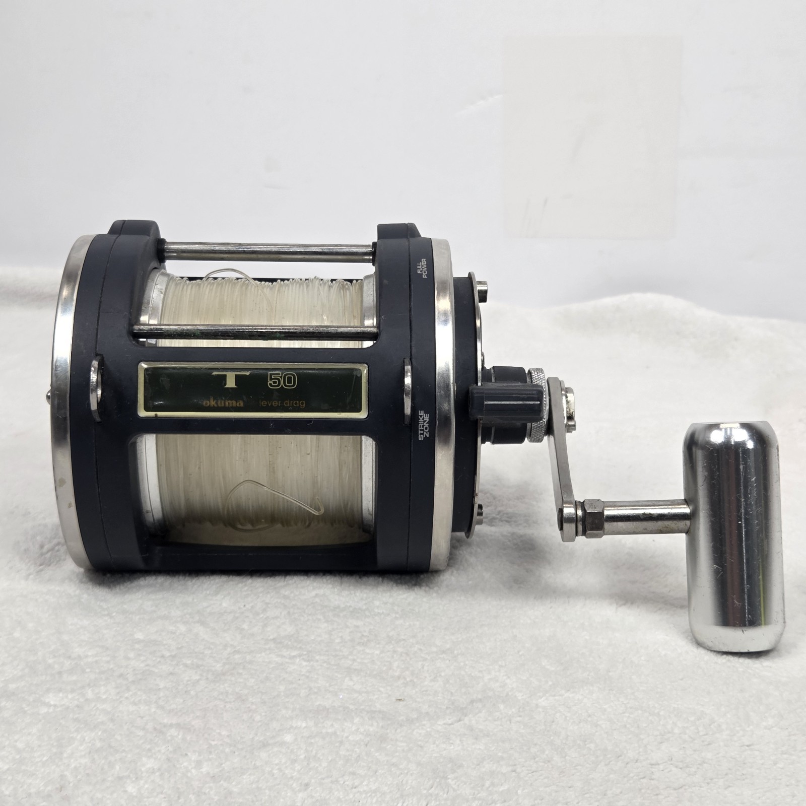 OKUMA Titus T50 Single-Speed Lever-Drag Fishing Reel Gear Ratio 3.1:1