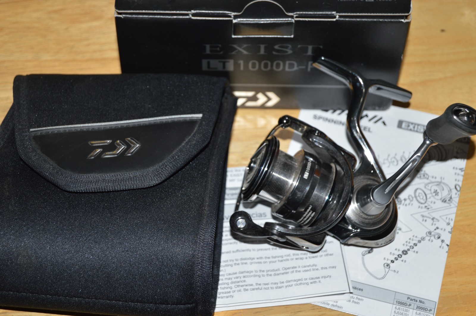 daiwa exist LT 1000d-p spinning reel magsealed light and tough 4.9:1 NEW
