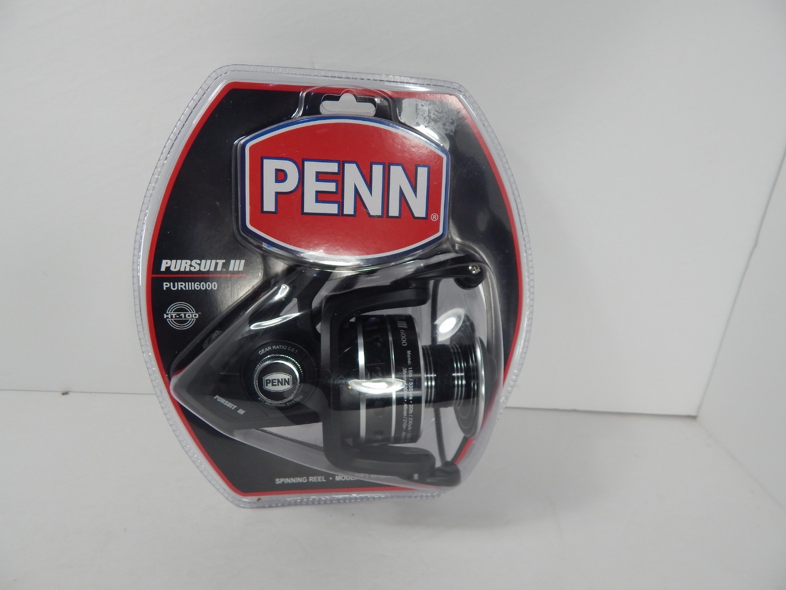 Penn Pursuit III PURIII6000 HT-100 5.6:1 Spinning Reel “New Clam”