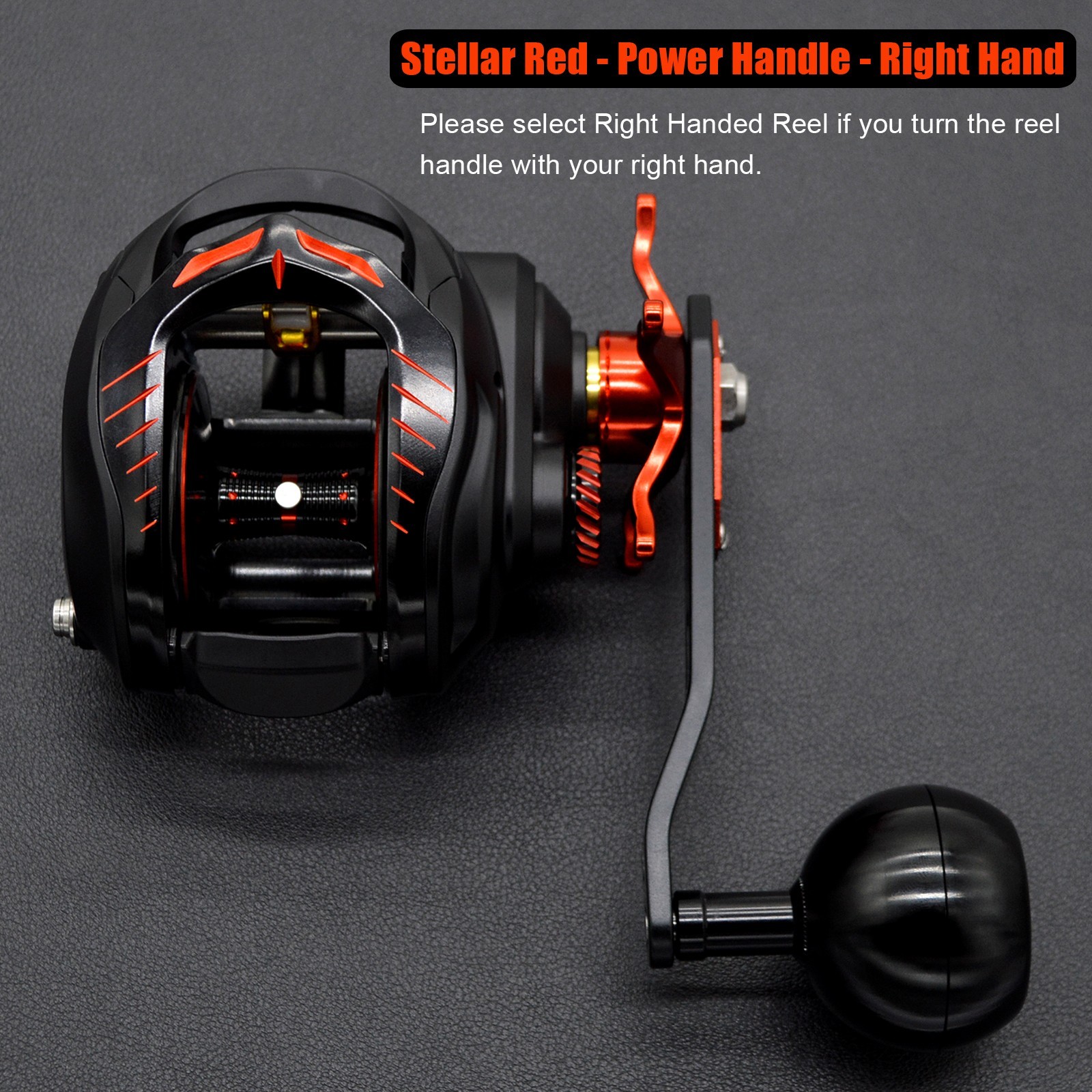 CAMEKOON Sea Cobra 400 Saltwater Baitcast Fishing Reel 6.3:1 Centrifugal Braking