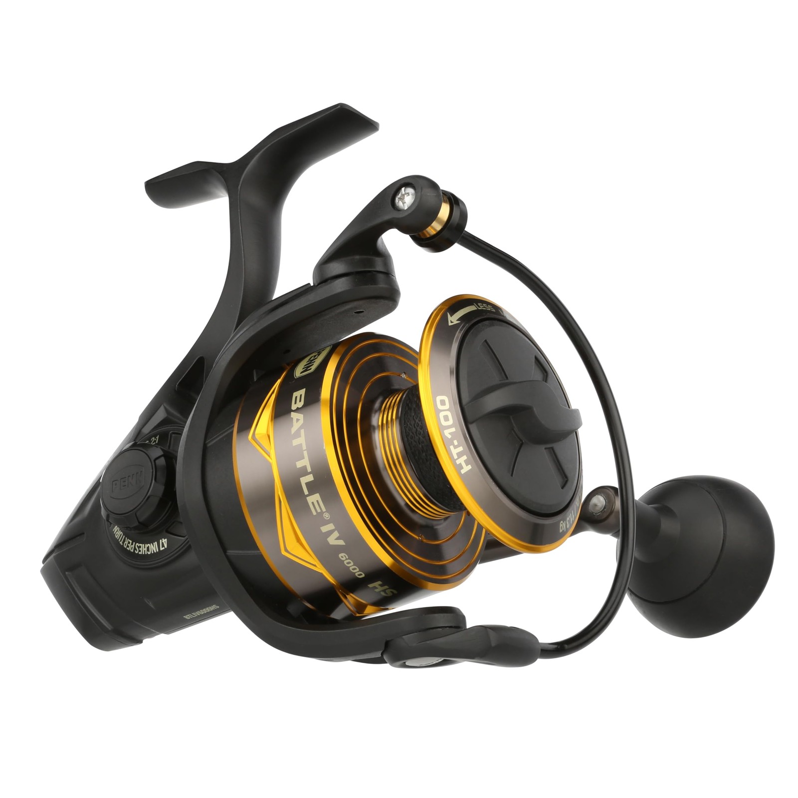 PENN Battle IV Size 1000 Spinning Fishing Reel Full Metal Body and Side Plates C