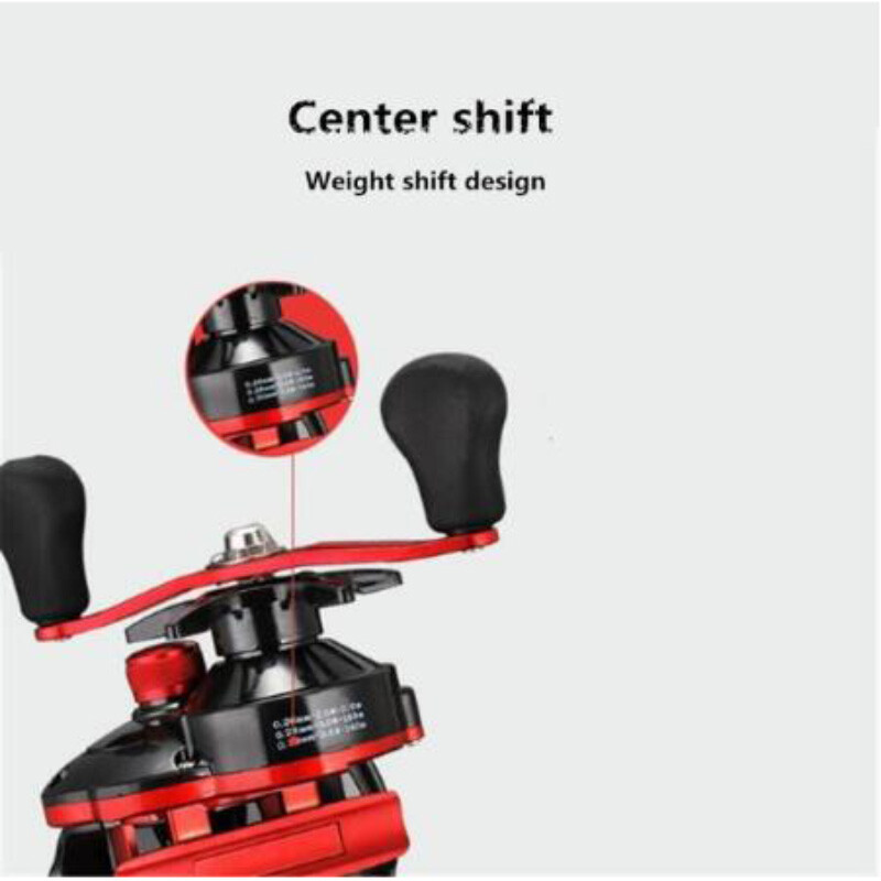 Baitcasting fishing Reels 8.1:1/7.1:1 Max Drag 8kg Freshwater Aluminum Spool New