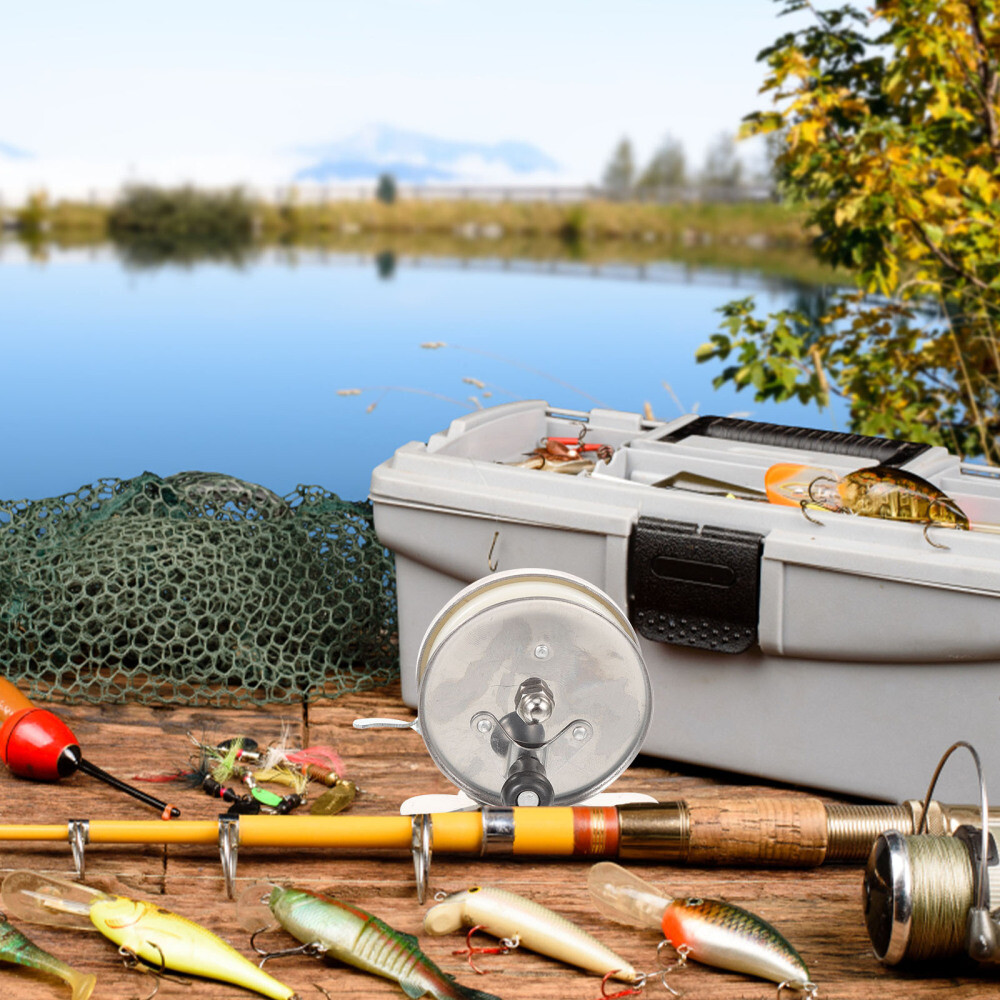 Fishing Iron Reel Set for Ice Fishing Bow Fishing and Fly Fishing Accessories