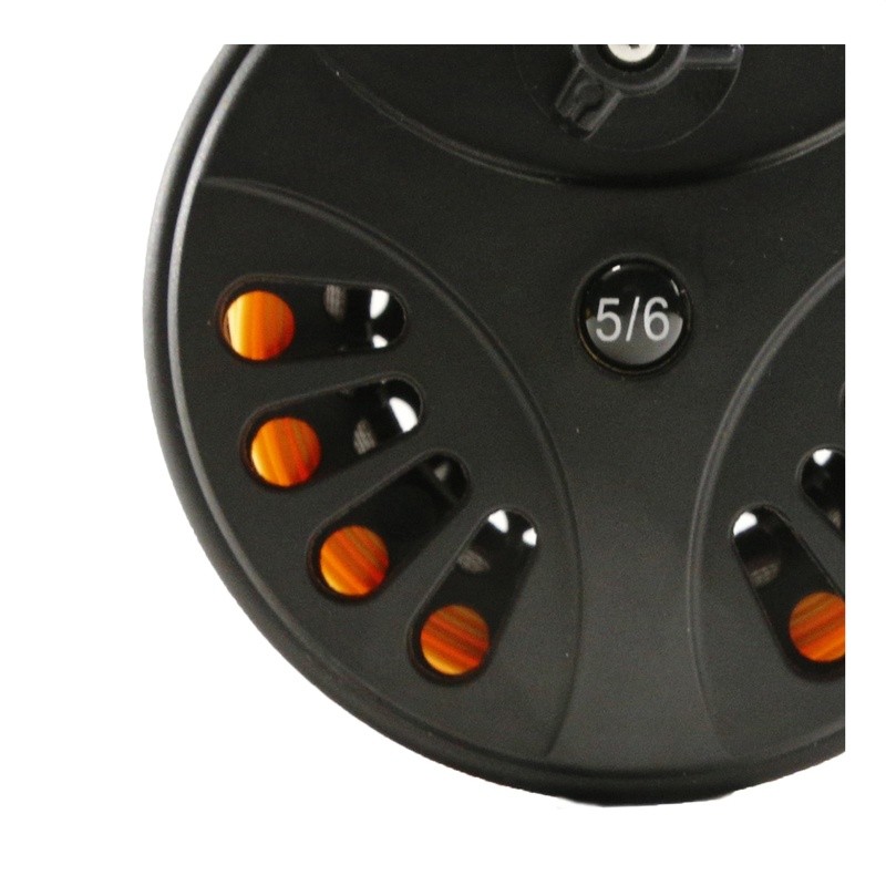 Preloaded Fly Fishing Reel 5/6 WT Graphite Composite Left Hand Retrieve New