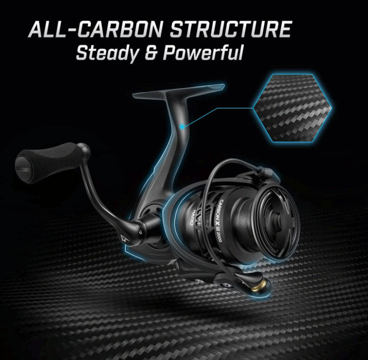 Piscifun Carbon X II Spinning Reel 22LB Drag 10+1BB Freshwater Saltwater