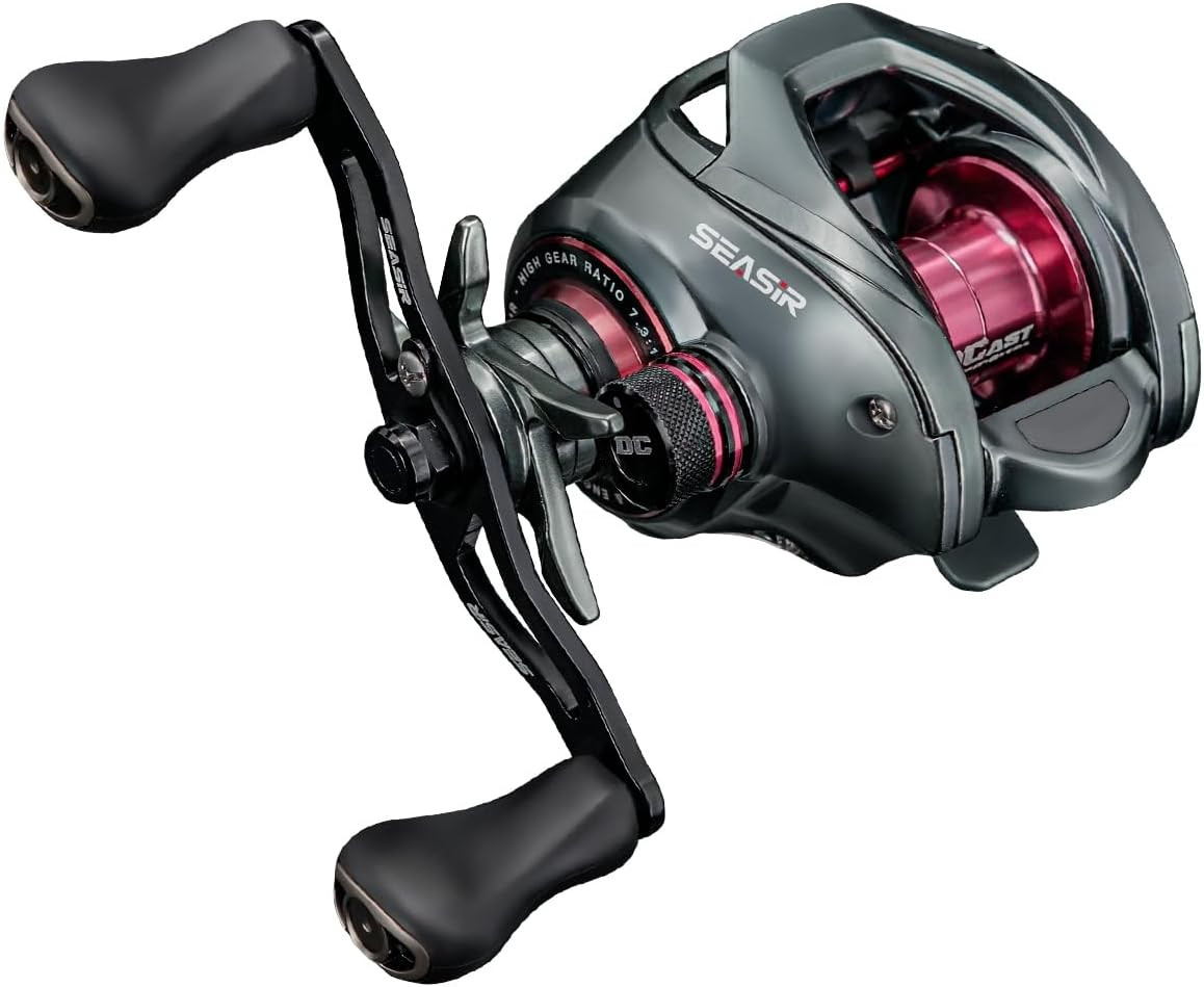 SEASIR Dcast Baitcaster Reel, Digital Control Fishing Reel, Ultralight Baitcasti