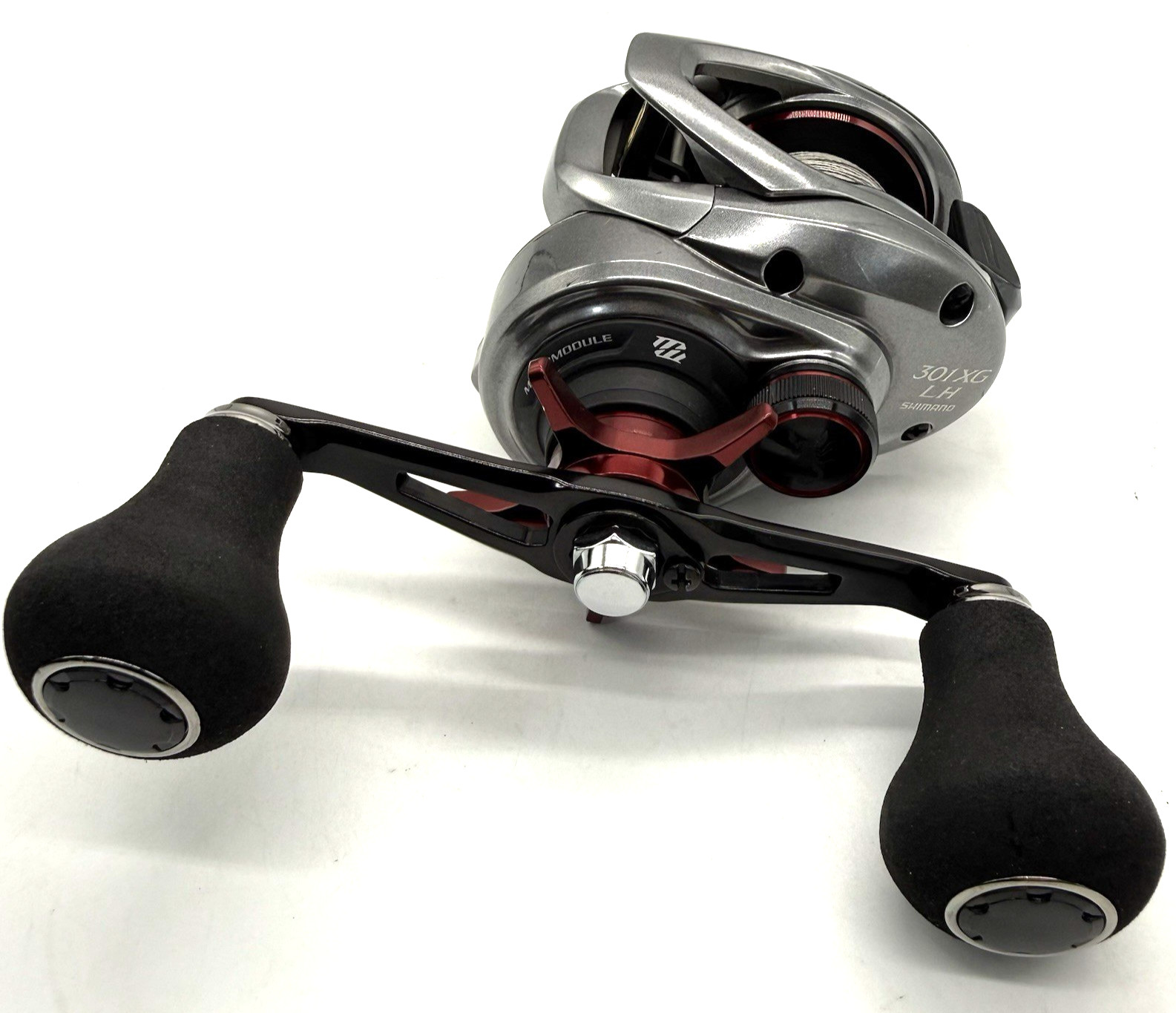 Shimano 21 Scorpion MD 301XGLH Left Baitcasting Reel with Box JAPAN „Near Mint+“