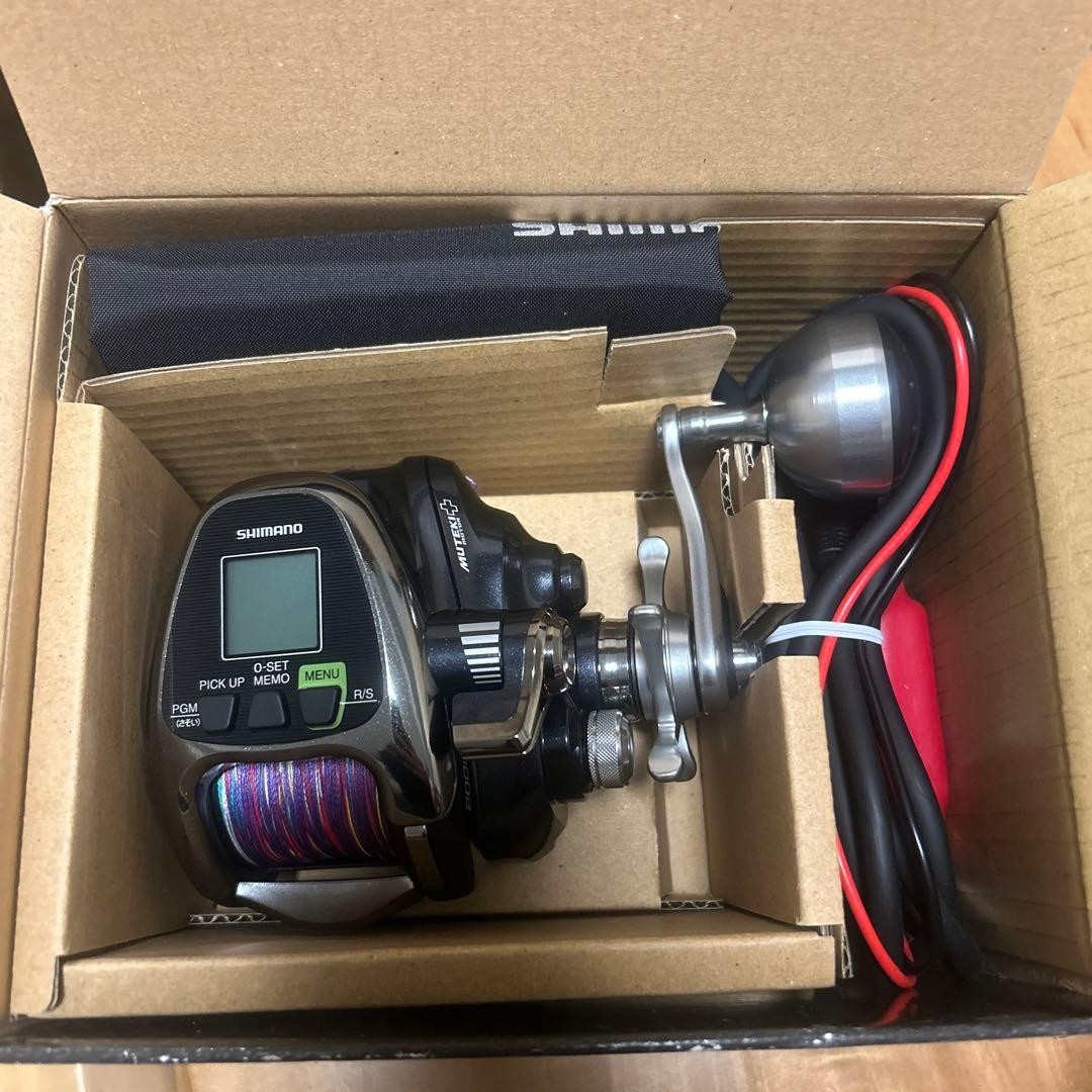 SHIMANO ForceMaster 2000 Electric Reel Tested New Unused w/ Box Cable Bag Japan