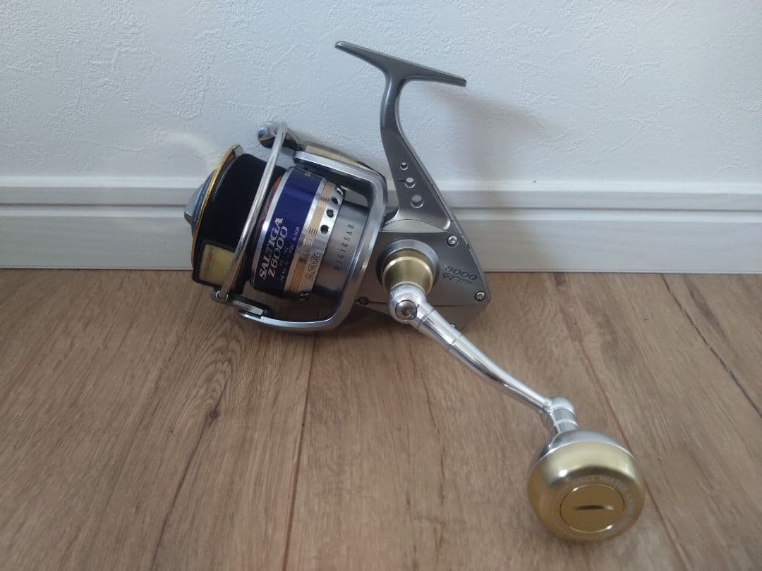 Daiwa Saltiga Z6000 Spinning Reel Saltwater Heavy Duty Used with Case Japan
