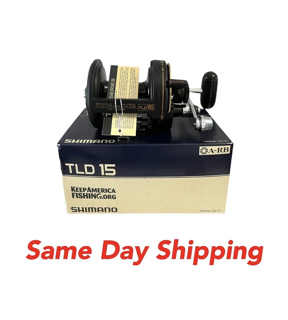 SHIMANO TLD 15 TLD LEVER DRAG FISHING REEL SAME DAY SHIPPING