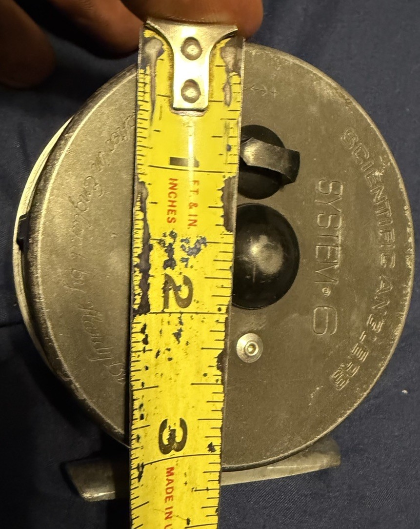 Vtg Scientific Anglers System 6 Fly Fishing Reel Hardy Bros England Trout