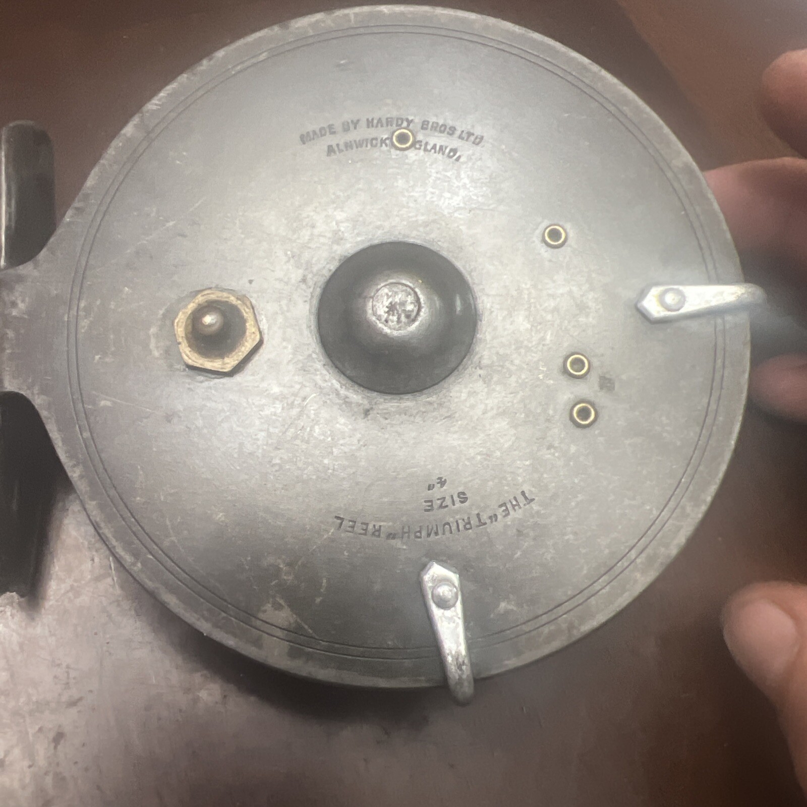 Hardy Triumph Reel Size 4” Centerpin Reel Pre War Model Historical Piece