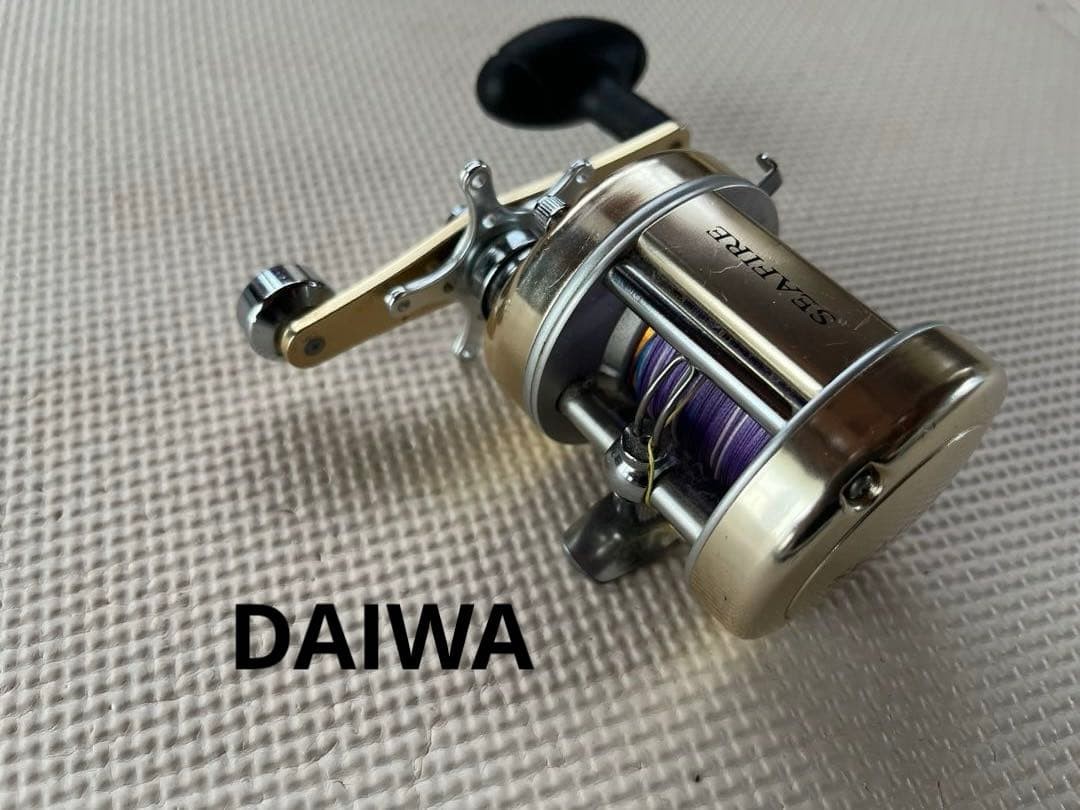 Daiwa Seafire 150 Bait Reel Silver Gold Fishing Tairaba Jigging Bass Offshore U