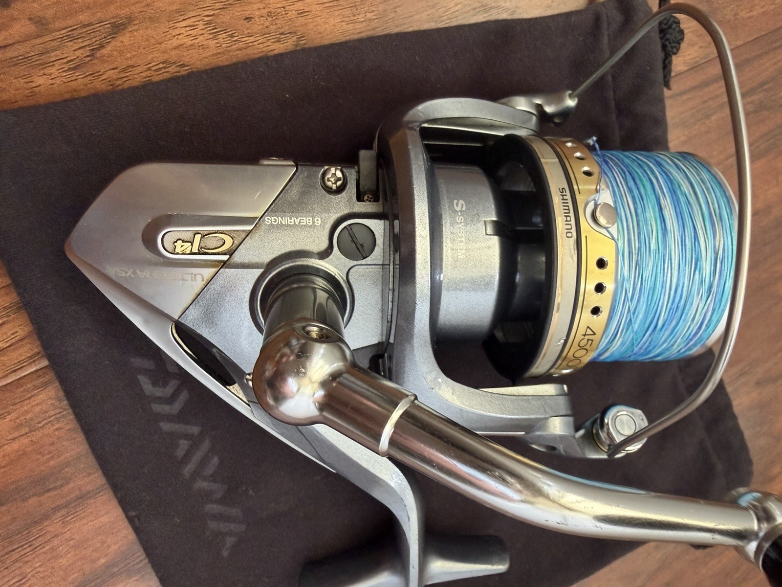 Shimano Cl4 Ultegra XSA 4500 Medium Action Spinning Reel w/30# Braid