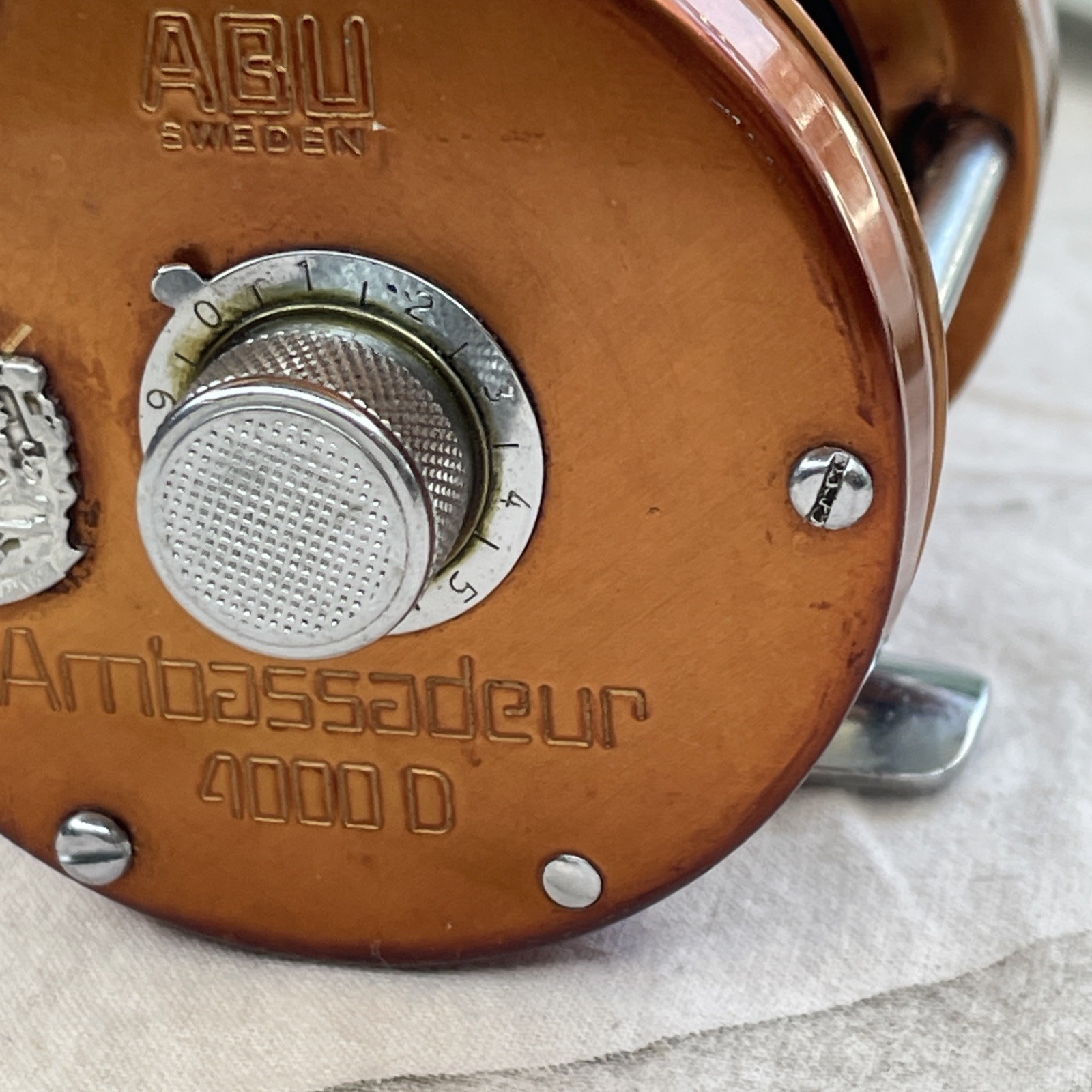 Classic Abu Ambassadeur 4000D Sweden Direct Drive Fishing Reel Exc Condition