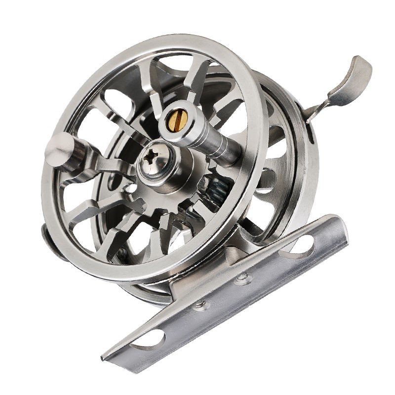 1Pcs Fly Fishing Reel with CNC-machined Aluminum Alloy Body Bearing Fishing gear