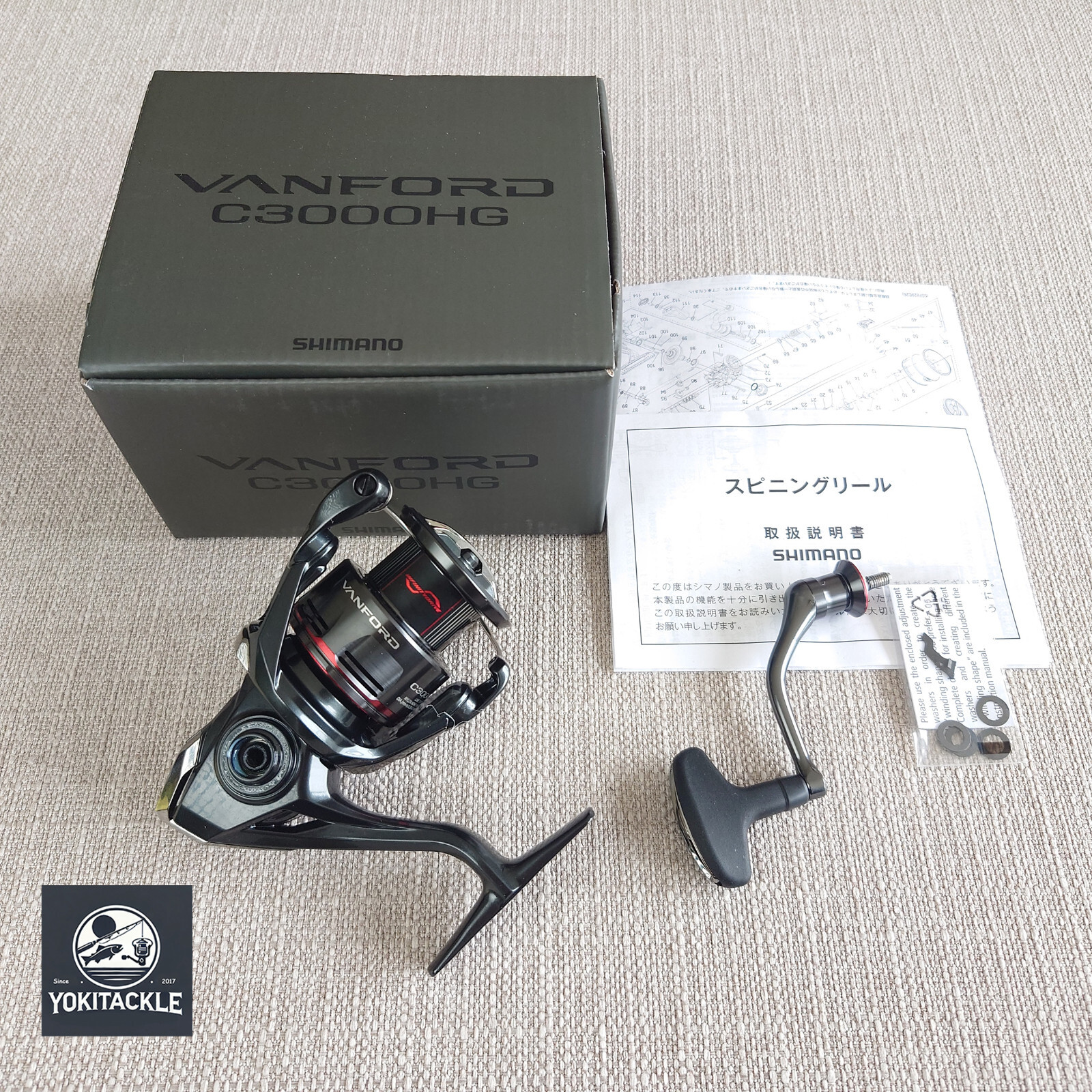 Shimano 24 VANFORD C3000HG Spinning Reel shipping from JAPAN