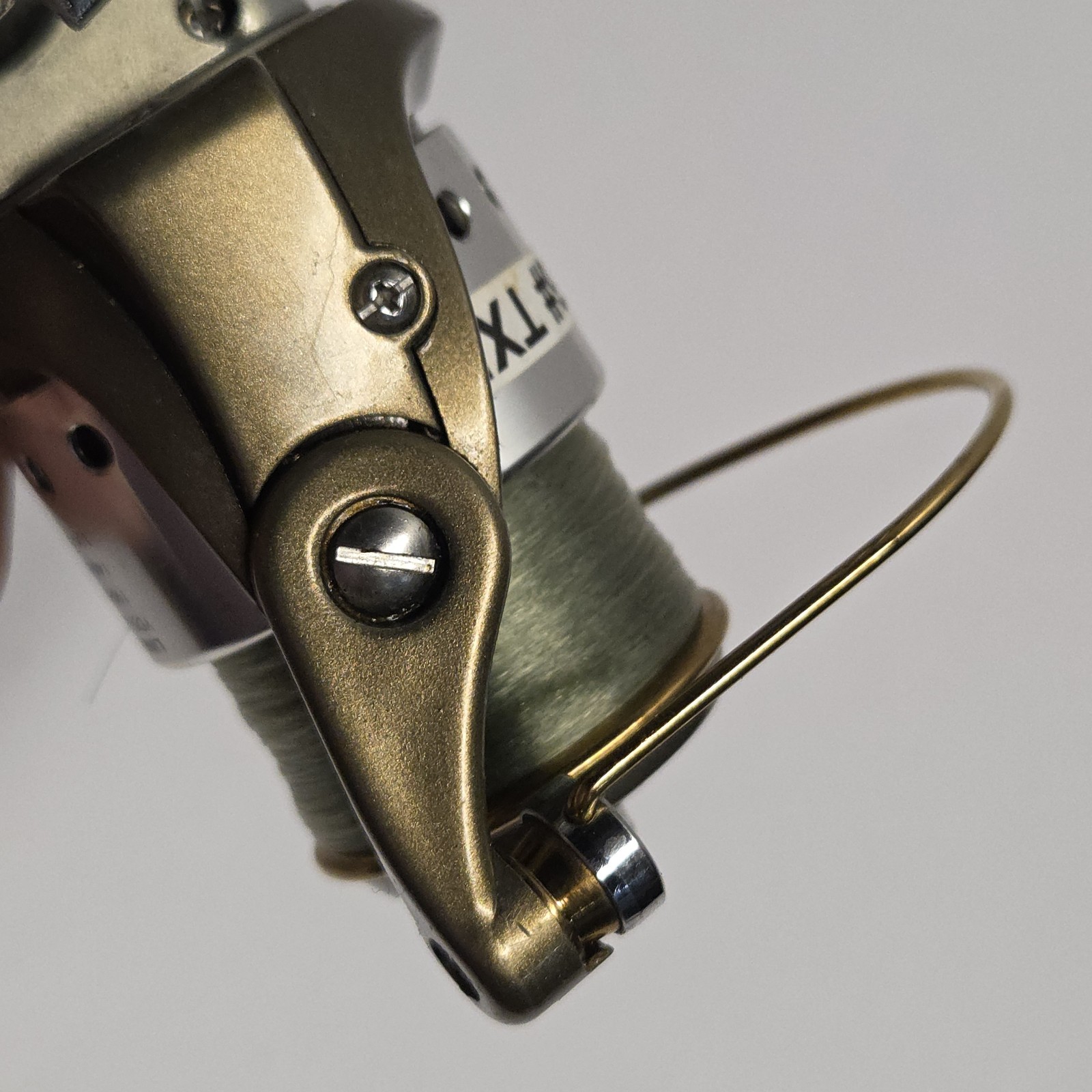 QUANTUM BILL DANCE SPINNING REEL DSS30 5 Bearing Fold Handle Wood Knob Zebco 3K