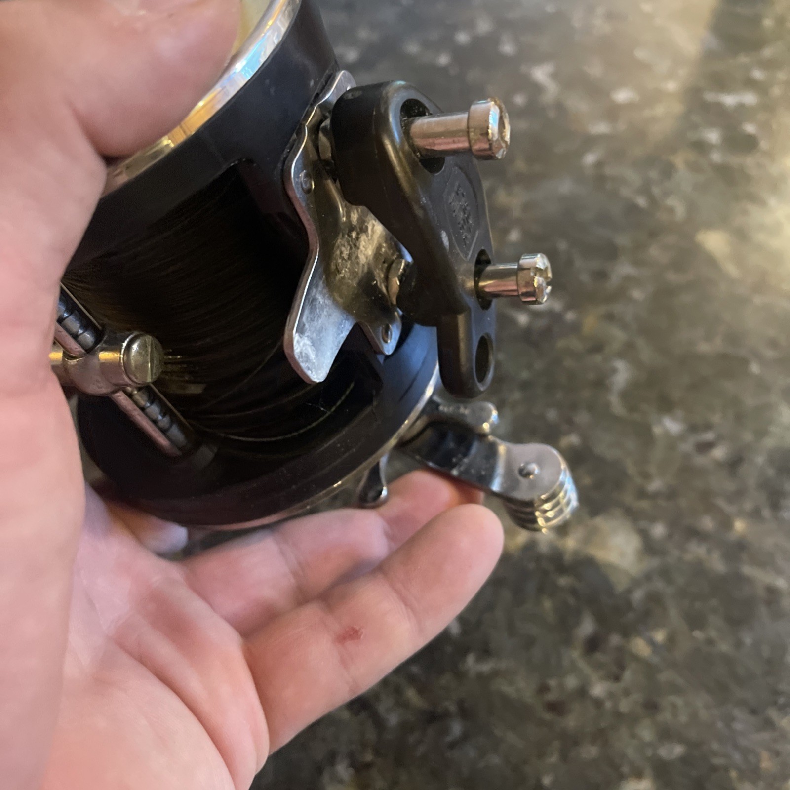 Penn 330 GTI high speed 3.6:1 level wind fishing reel Pre Spooled 40# Braid