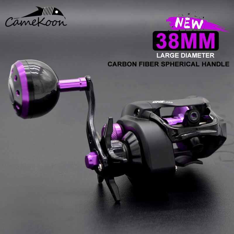 CAMEKOON 6 Colors Baitcasting Reel 7.3:1 Power Handle Saltwater Casting Fishing