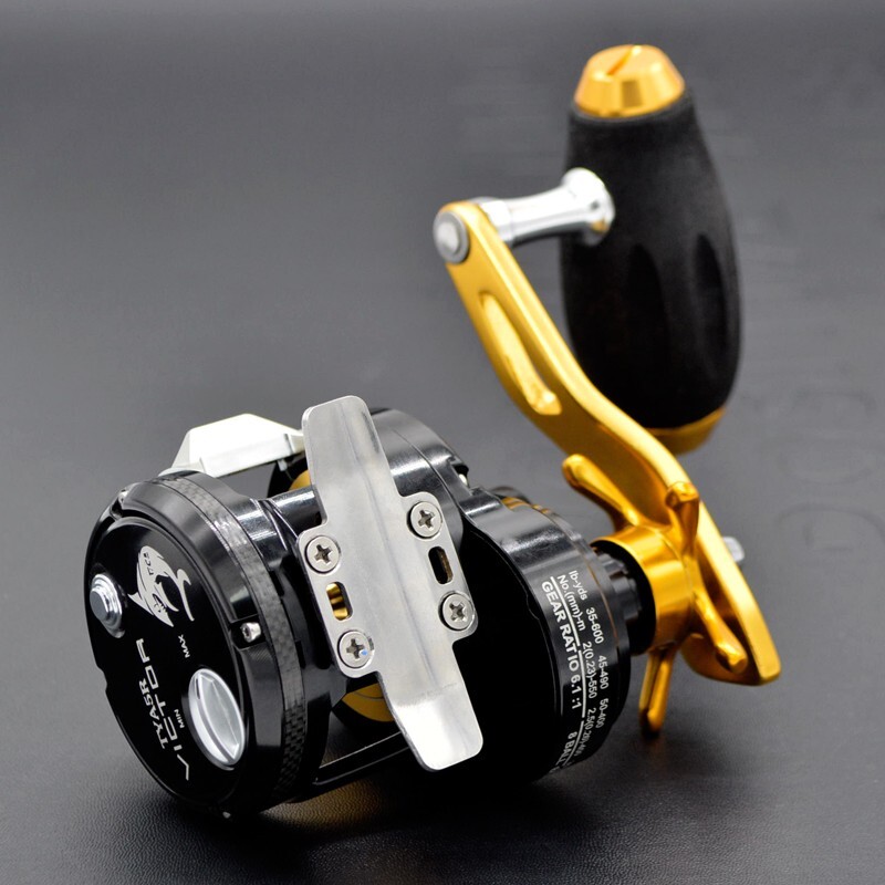 Jigging Fishing Reel High Speed 6.1:1 Magnetic Cast Control System 33LB Max Drag