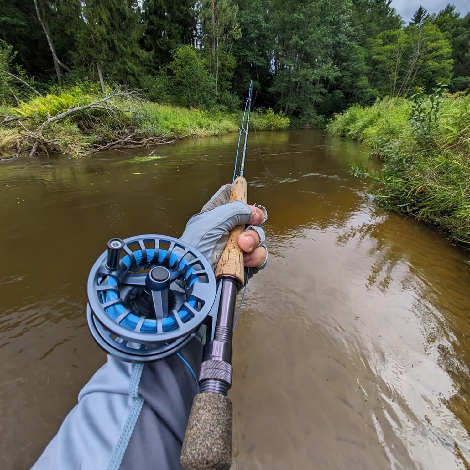 Fly Fishing Reel 5/6wt CNC Aluminum Alloy, UltraLight, Instant Spool Change…