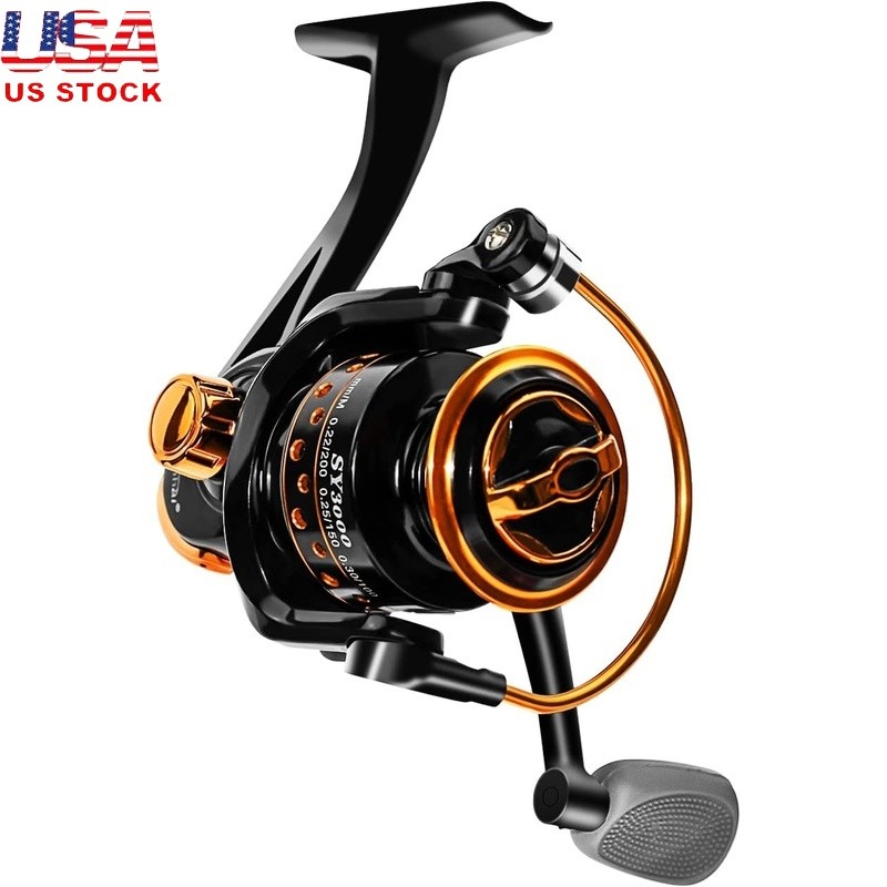 Smooth Spinning Fishing Reel 13lb Drag Anti Reverse Lightweight 5.1 Gear Ratio